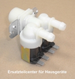 Magnetventil 2-fach 180 11,5mm  fr Bauknecht Whirlpool Ikea Philips Ignis 482000068690 Foron 00310