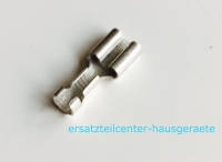 Flachsteckhlse Flachsteckhlsen 6,3 x 0,8 mm fr Drahtgrenbereich: 0,5 - 1,5 mm