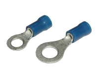 Ringzunge ISO Pack 100 Stck 6 mm  Drahtgrenbereich 1,1 - 2,6 mm Farbe blau
