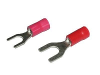 Gabelkabelschuh Kabelschuh 4 mm  Drahtgrenbereich 0,4 - 1,6 mm Farbe rot