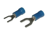 Gabelkabelschuh 5 mm  Drahtgrenbereich 1,1 - 2,6 mm Farbe blau 100 Stck