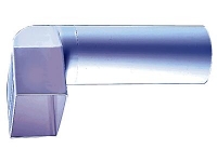 Umlenkstck mit Rohr 150 Rohrlnge ca. 50 cm 150 mm  Farbe wei